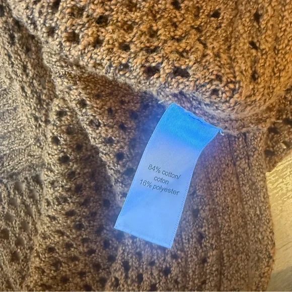Maurice’s Brown Open-Knit Women's Sweater - Picture 8 of 9